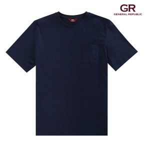 [GR] 면소재 라운드 티셔츠-L0TS1222