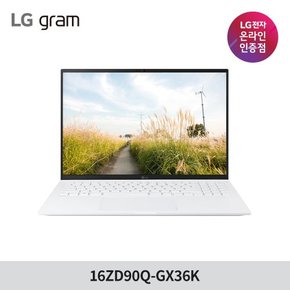 그램 16ZD90Q-GX36K  12세대 인텔 i3 16GB 메모리 256GB SSD 학생용 노트북