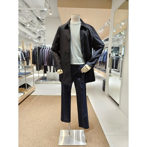 [파주점] [AND Z(앤드지)]블랙컬러 솔리드 힙기장감 맥코트 (BLF1CG1001BK)