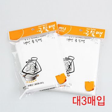 제이큐 일회용품 일회용식기 일회용용기 해우 육수 다시다망 멸치망 차망 주방잡화 국물백대3매 X ( 4세트 )