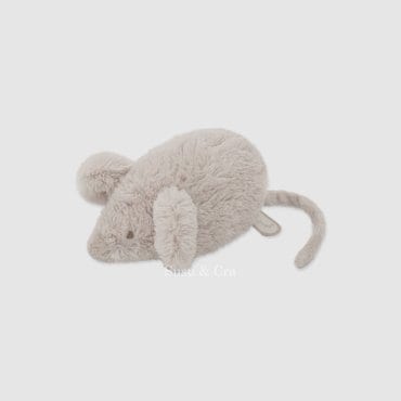 슈슈앤크라 [DIMPEL] MAUDE 마우스 딸랑이 (14cm) ㅡ 베이지