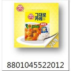 그대로카레 (매운맛) 200g x 24개