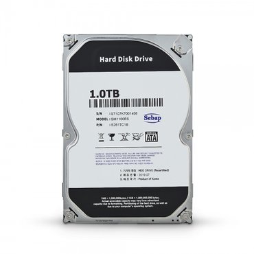  세바프 SM1100RS 1TB 하드 3.5형 PC 컴퓨터 데스크탑 HDD 하드디스크 (리퍼비시)