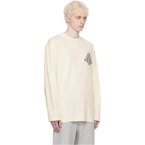 앰부시 오프 화이트 스칼러십 티셔츠 BMAB002S24JER0013145 OFF WHITE