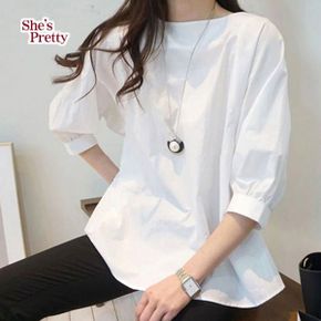 루이지퍼프블라우스_P345452989