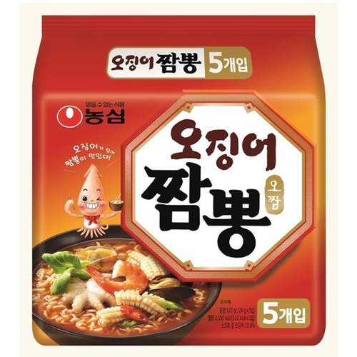 농심 오징어짬뽕 봉지 (5개입)