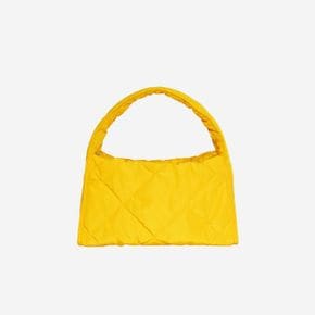 코스 다이아몬드 퀼티드 핸드백 옐로우 COS Diamond Quilted Hand Bag Yellow