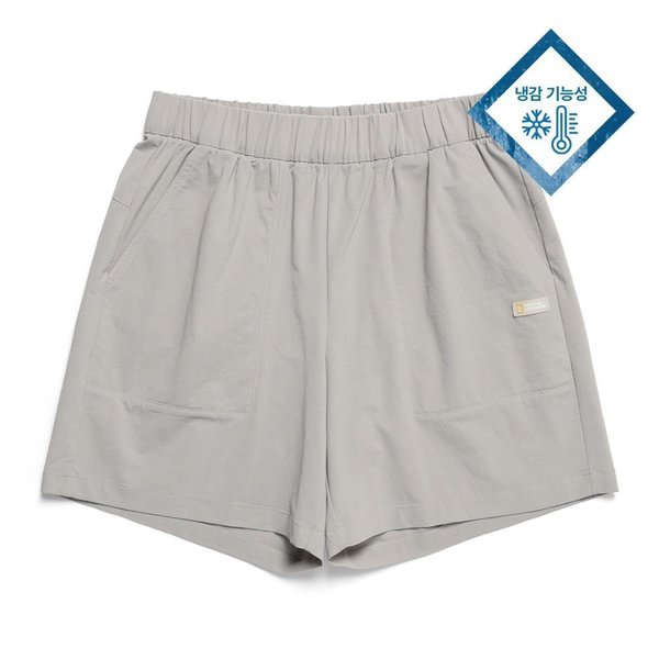 [여주점] N242WHP070 여성 쿨링 4부 숏팬츠 베이지