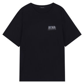 [여주점] 남성 20수 등판프린트 라운드 반팔 티셔츠(B232TS090P)