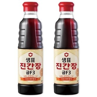  샘표 진간장 금F3 500ML 2개