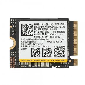 삼성전자 PM9B1 M.2 2230 NVMe 병행수입 (1TB)