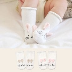 깡총토끼 양말 / 유아양말/ 아기양말 / 돌돌이 양말 / 신생아양말