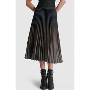 5095967 DKNY Ombre Pleated Foiled Skirt