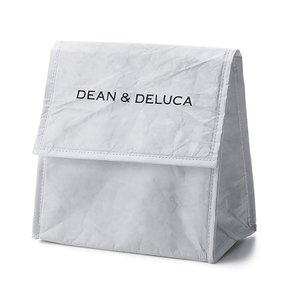 DEAN & DELUCA 점심 가방 화이트 접이식 컴팩트 보냉 가방 냉장 가방