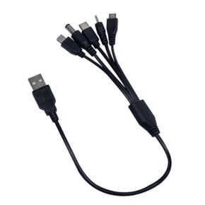 USB 전원 5분배 케이블 동시 충전 C타입 마이크로 미니 5핀 노트북 스마트폰