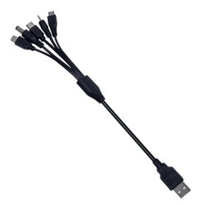 USB 전원 5분배 케이블 동시 충전 C타입 마이크로 미니 5핀 노트북 스마트폰