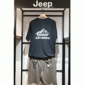 Jeep 지프 아웃도어 반팔티 반바지트레이닝 세트7 JP2TSU3959957