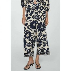 4954349 Mango FLOR-H - Trousers blau