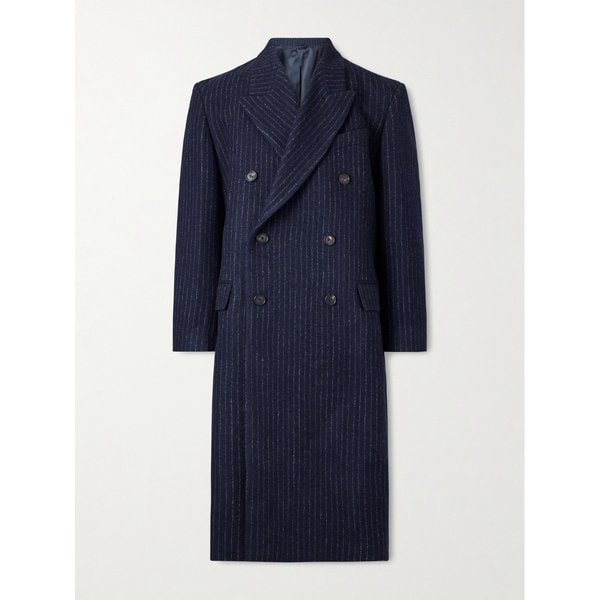 보디 월도프 더블브레스트 핀스트라이프 울 코트 46376663162882935