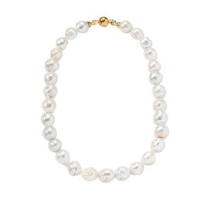 페를라 로코코 플레인 목걸이, Perla Rococo Plain Necklace, fresh-water pearl