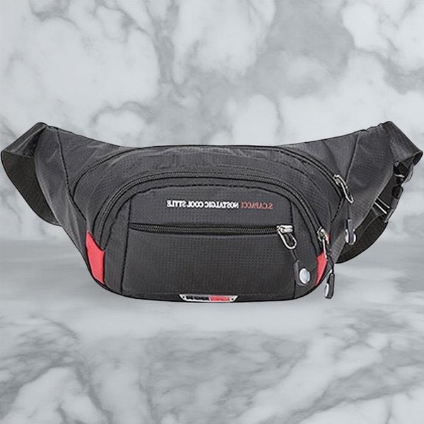 [옷자락] 남성 캐주얼 지퍼 수납 운동 바디핏 크로스 가방