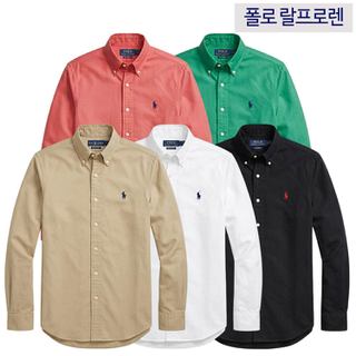 폴로 랄프 로렌 [미국정품]폴로 랄프로렌 맨즈클래식핏 가먼트 다이 옥스포드 셔츠