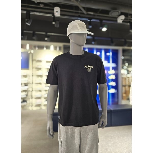 [파주점] 남여공용 스포츠 클럽 그래픽 반팔 티(FS2RSH2111X-BLK)