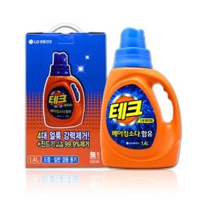 명절선물 테크 일반드럼 겸용 액체세제 1.4 L 세탁세제 선물