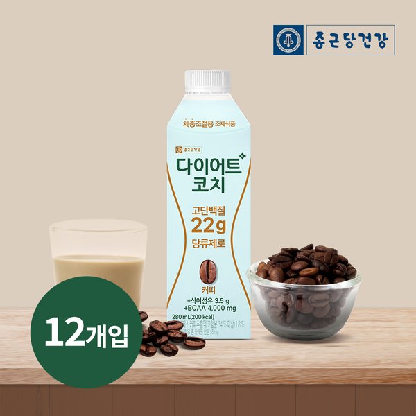다이어트코치 커피맛 280ml 12팩