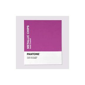 PANTONE 색 견본 팬톤 GB1507B 메탈릭 칩북 시리얼 번호 있음`