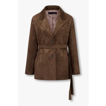 GCUT [지컷25F/W]벨티드 스웨이드 싱글 자켓(7255310106)