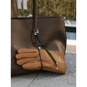 Glove Holder Leather strap Keyring [2color]