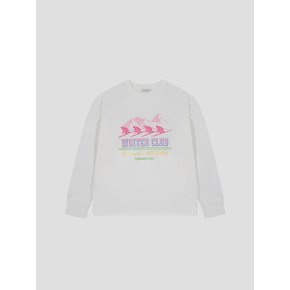 Ski Club Fleece-lined Tee (IVORY)