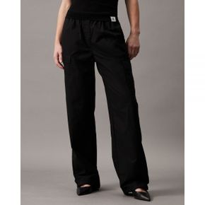 5021560 Calvin Klein Cotton Straight Cargo Pants - Black 103776046