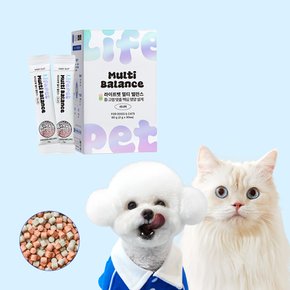 강아지 고양이 종합영양제 멀티밸런스 시니어 노견 30포 종합건강, 60g