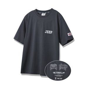 JP2TSU103 선기획 JEEP 루즈핏 2024년 다크그레이 반팔티 E5