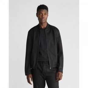 3906820 Calvin Klein Minimal Twill Bomber Jacket - Black 64240923