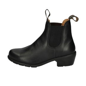 WOMEN BLUNDSTONE 2231 시리즈 비건 힐 부츠 블랙