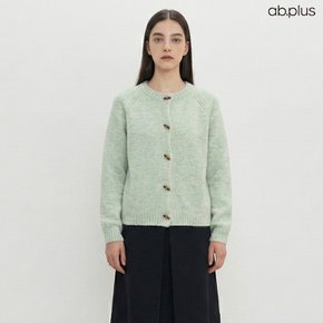 [ab.plus/신상] 보카시 우드 버튼 라운드 가디건 (LSA1MY39A)