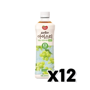 동원 보성홍차 아이스티 제로 샤인머스캣 페트음료 500ml x 12개