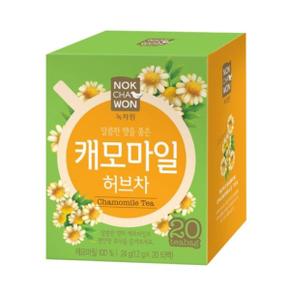 캐모마일 허브차(1.2gx20T/녹차원)