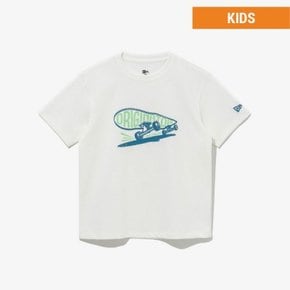 [키즈] 오리지네이터 스케이트보드 티셔츠 오프 화이트