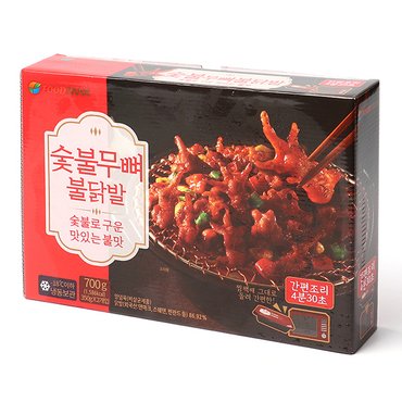 글로벌푸드 푸드맥스 숯불 무뼈 불닭발 350g x 2개