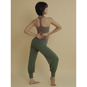 Vricksa yoga pants [ khaki ]