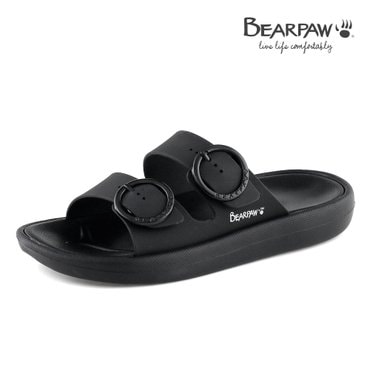 베어파우 NOVA 여성 슬리퍼 블랙 K222001QB-W
