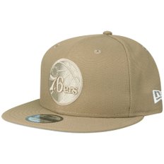 뉴에라 9Fifty Snapback Cap - NBA Philadelphia 76ers khaki