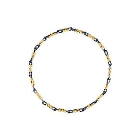 루메 옐로블랙 링, Lume Yellow&Black Ring, 14k yellow ring, black ring