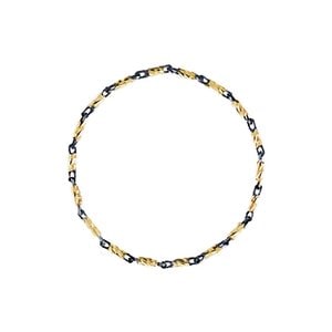 페르테 루메 옐로블랙 링, Lume Yellow&Black Ring, 14k yellow ring, black ring