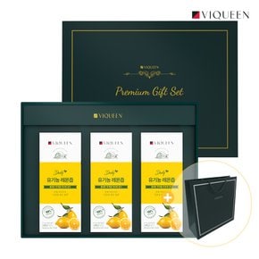 바이퀸 유기농 레몬즙 착즙액 NFC 100 리얼 착즙 3박스 선물세트