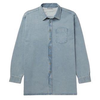 아크네스튜디오 남성 ATLENT 오버사이즈 데님 셔츠 자켓 BB0346 228 LIGHT BLUE [ANC186lb]